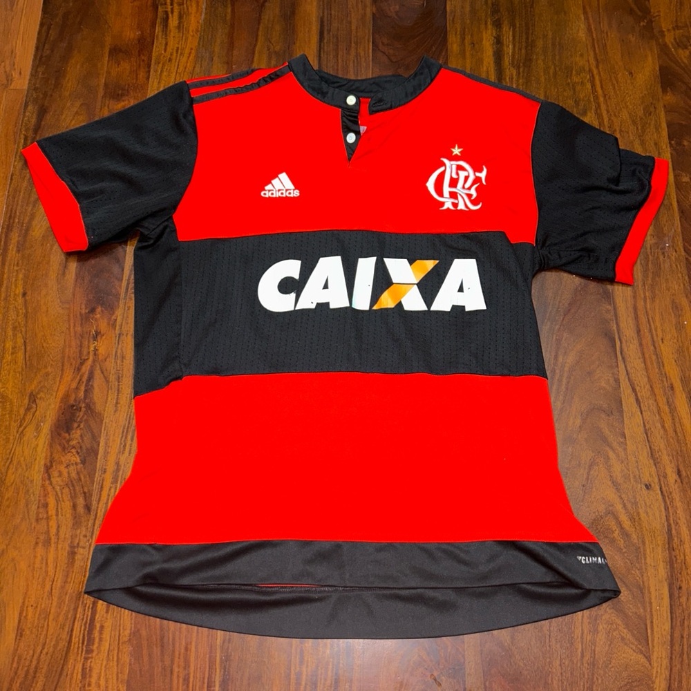 Black and Red Adidas Flamengo kit